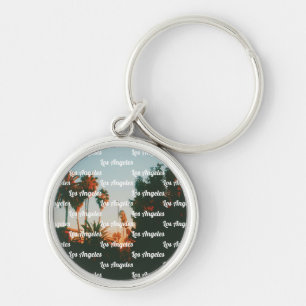 Los Angeles, West Hollywood Travel Souvenir Keychain