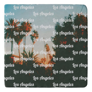 Los Angeles, West Hollywood Travel Souvenir Trivet
