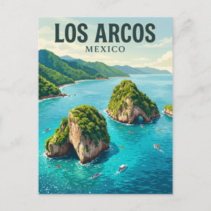 Los Arcos National Marine Park Mexico Postcard