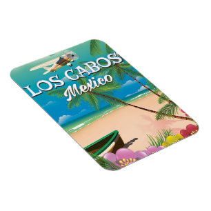Los Cabos Mexico Beach poster Magnet