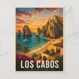 Los Cabos Mexico Vintage Travel Postcard