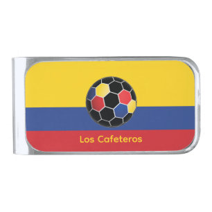 Los Cafeteros Silver Finish Money Clip