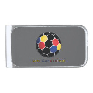 Los Cafeteros Silver Finish Money Clip