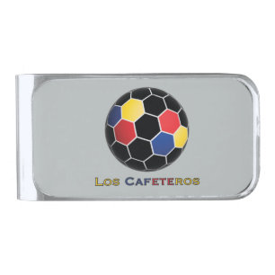 Los Cafeteros Silver Finish Money Clip