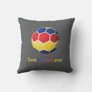 Los Cafeteros Throw Pillow