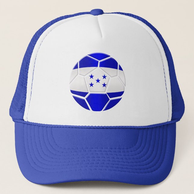 Los Catrachos Honduras soccer ball gifts Trucker Hat (Front)