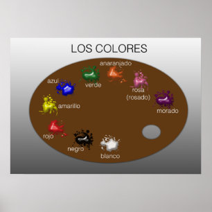 Los Colores (The Colors) Poster