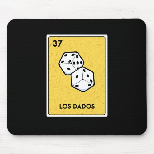 Los Dados Mexican Lottery Bingo Player Casino Mouse Pad