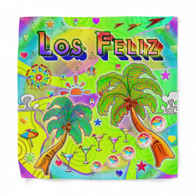 Los Feliz Mind Focus Bandana (Front)