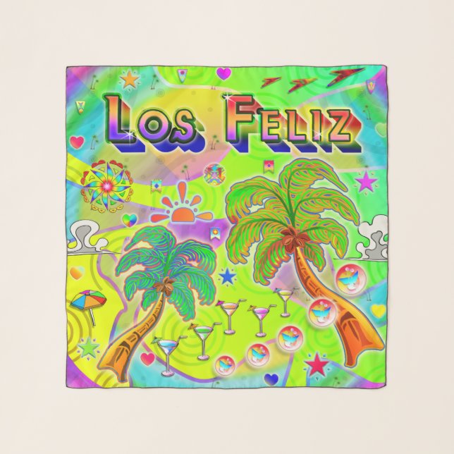 Los Feliz Mind Focus Scarf (Front)