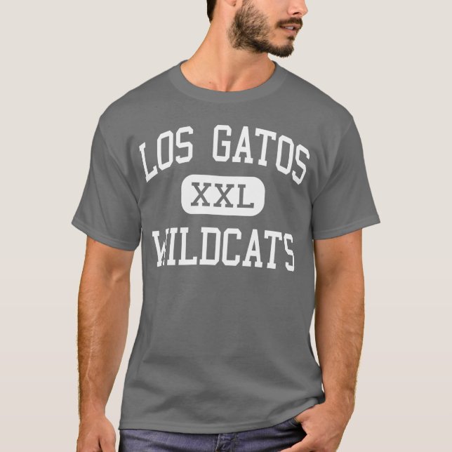 Los Gatos - Wildcats - High - Los Gatos California T-Shirt (Front)