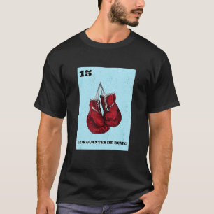 Los Guantes De Boxeo Mexican Boxing Gloves Cards T-Shirt