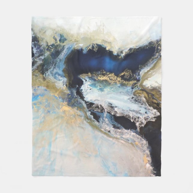 Los Mares Fleece Blanket (Front)