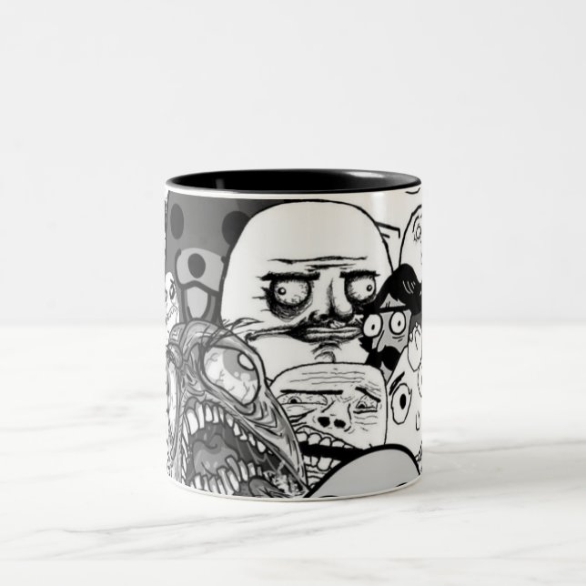 Los Memes Two-Tone Coffee Mug (Center)
