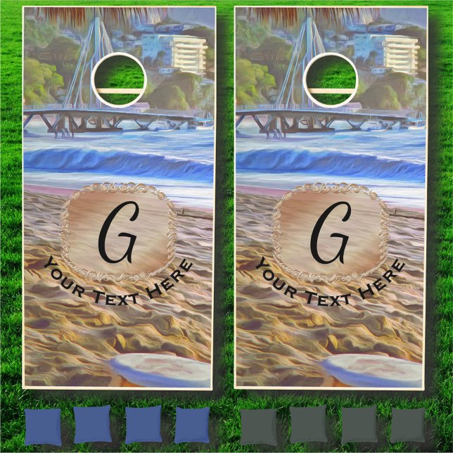 Los Muertos Beach 786 Cornhole Set (Creator Uploaded)