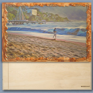 Los Muertos Beach 786 Wood Wall Art