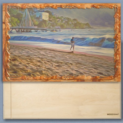 Los Muertos Beach 786 Wood Wall Art