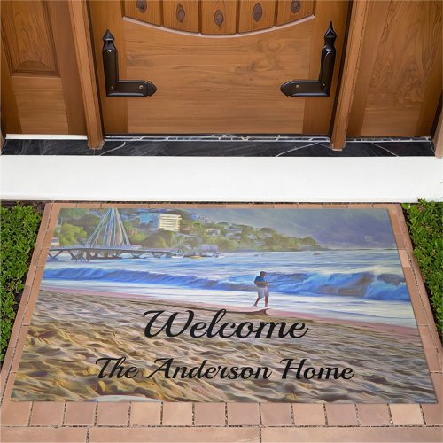 Los Muertos Beach Welcome 786 Doormat