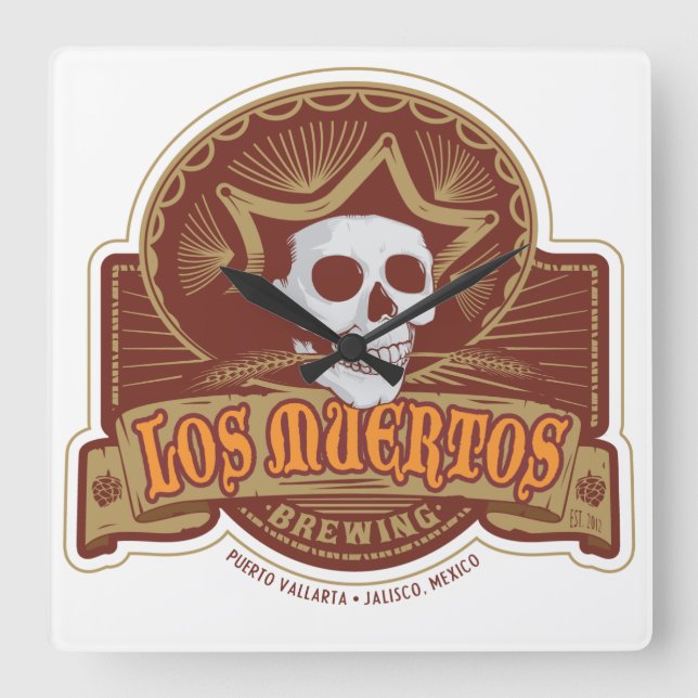 Los Muertos Clock (Front)