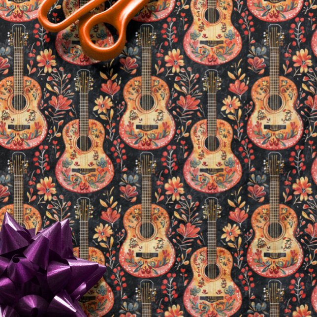 Los Muertos | Floral Day of the Dead Wrapping Paper Sheets (Creator Uploaded)