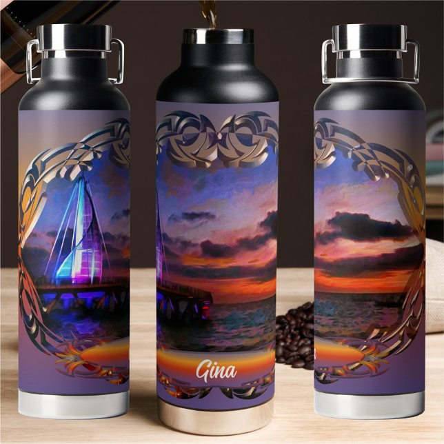 Los Muertos Pier 1182 Water Bottle (Creator Uploaded)