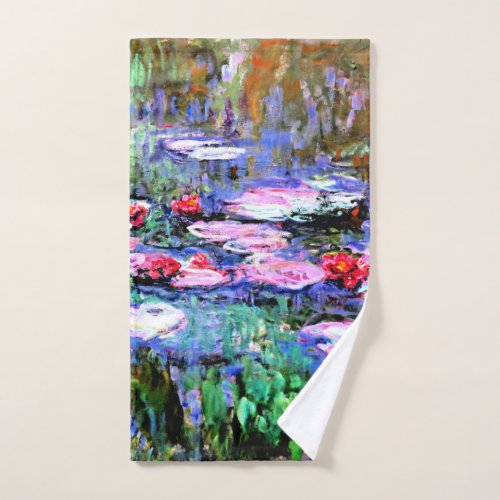 Los Nenufares by Monet Hand Towel