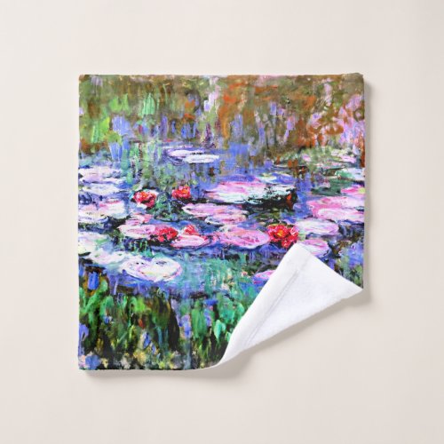 Los Nenufares by Monet Wash Cloth