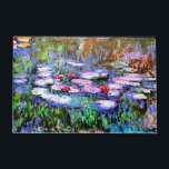 Los Nenufares (water lilies) by Claude Monet Doormat<br><div class="desc">Los Nenufares,  famous painting by Claude Monet</div>