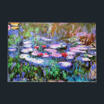 Los Nenufares (water lilies) by Claude Monet Doormat<br><div class="desc">Los Nenufares,  famous painting by Claude Monet</div>