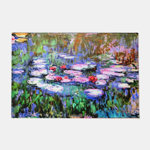 Los Nenufares (water lilies) by Claude Monet Doormat