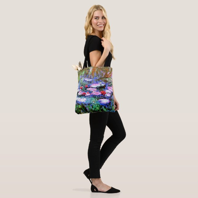 Los Nenufares (water lilies) by Claude Monet,  Tote Bag (On Model)