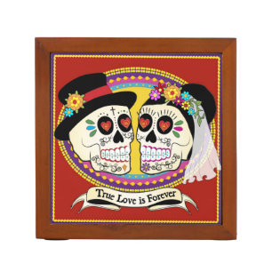 Los Novios (English) Desk Organizer