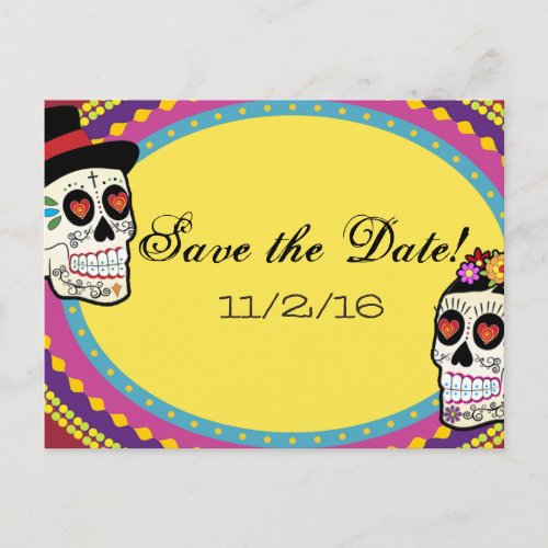 Los Novios Save the Date Postcards