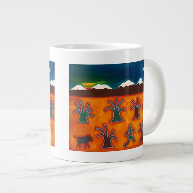 Los Olivos en el Invierno 2010 Giant Coffee Mug (Front Right)