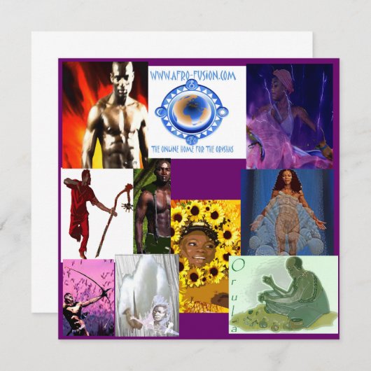 LOS ORISHAS YORUBA (Front/Back)