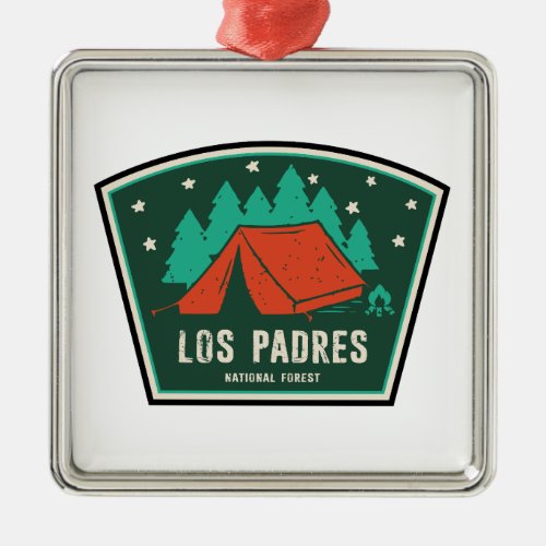 Los Padres National Forest California Camping Metal Ornament