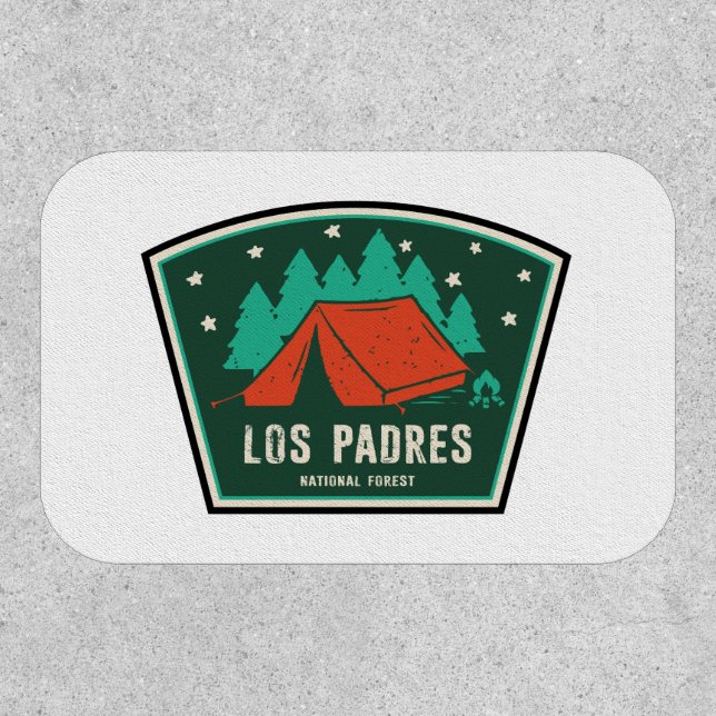 Los Padres National Forest California Camping Patch (Front)