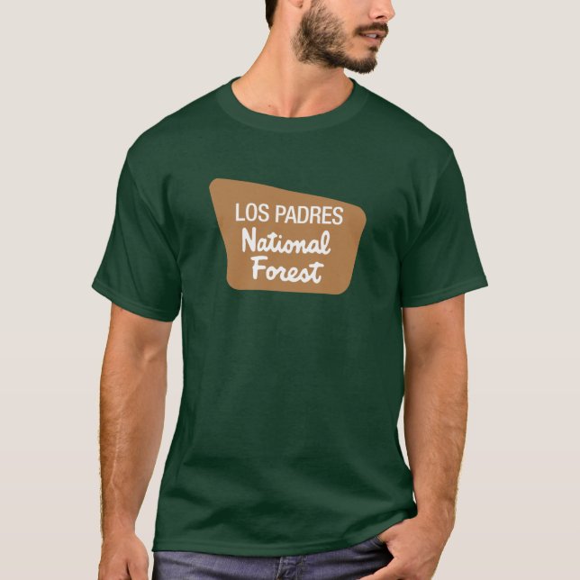 Los Padres National Forest (Sign) T-Shirt (Front)