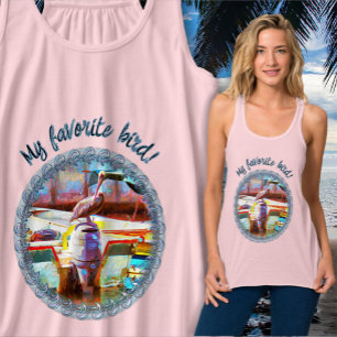 Los Peines Pelican Favorite Bird 0463 Tank Top