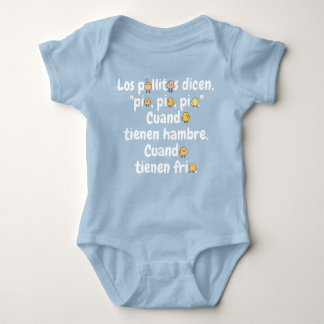 Los Pollitos Dicen Baby Bodysuit