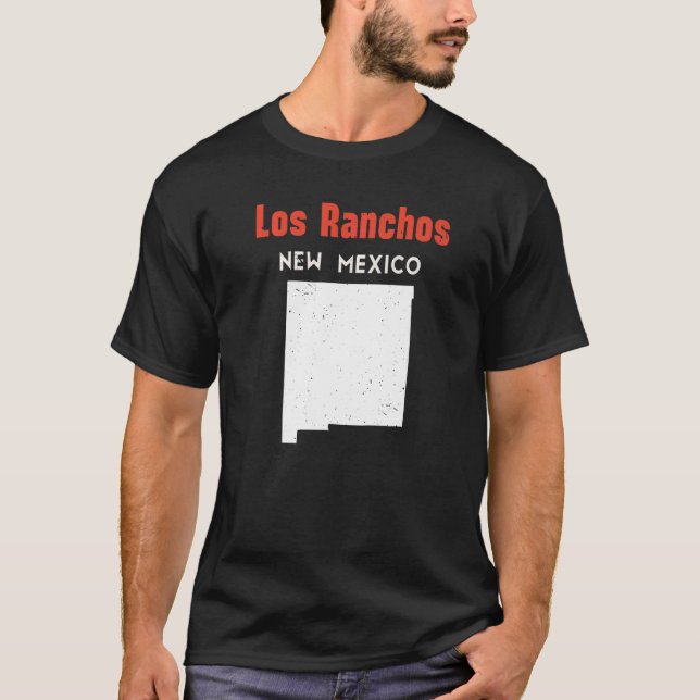 Los Ranchos de Albuquerque USA State America Trave T-Shirt (Front)