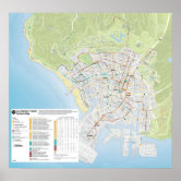 Los Santos Map | Poster