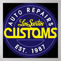 Los Santos Customs Poster