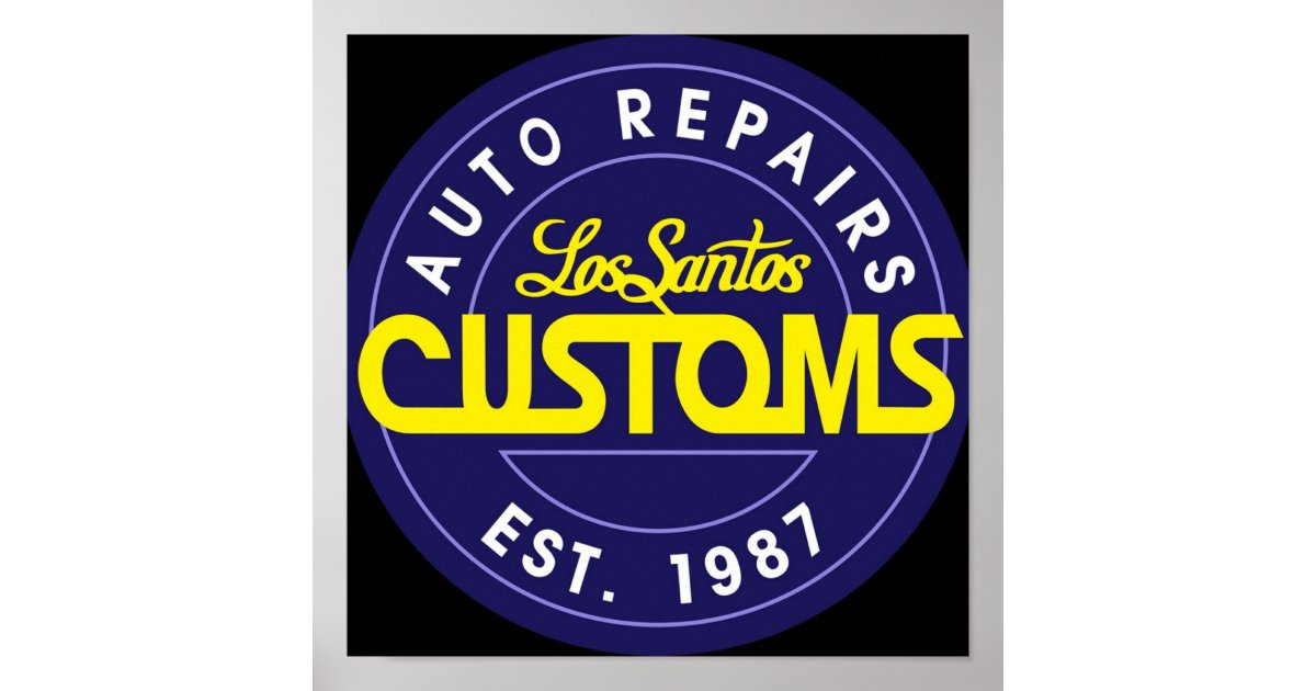 Los Santos Customs Poster
