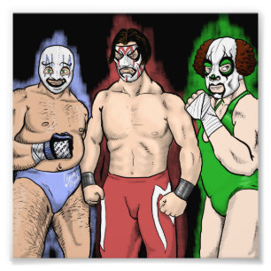 Los Tres Chiflados De La Furia Photo Print