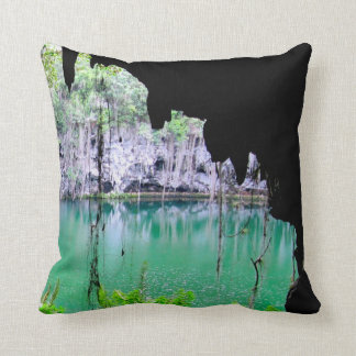 Los Tres Ojos Throw Pillow