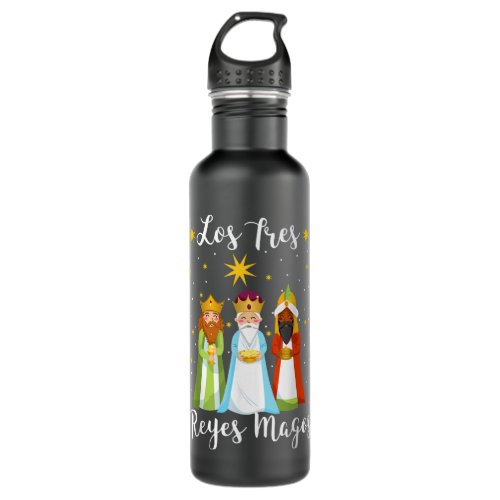 los tres reyes magos tee epiphany day three wise m stainless steel water bottle