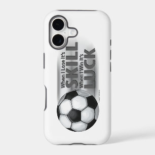 Lose Skill Win Luck Soccer iPhone 17 Case