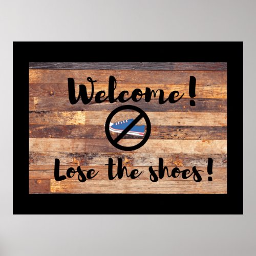 Lose the Shoes Doormat    Poster
