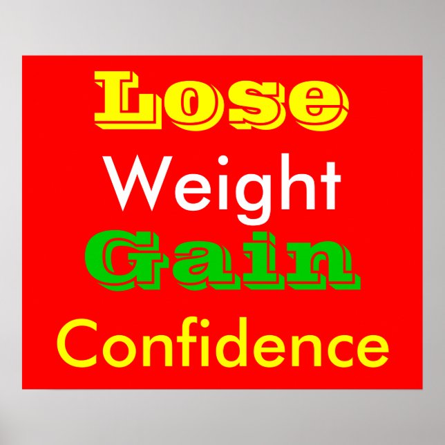 Lose weight poster (Front)
